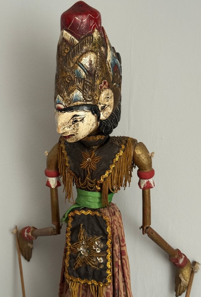 Indonesische houten pop uit Java 1930, Ophalen of Verzenden