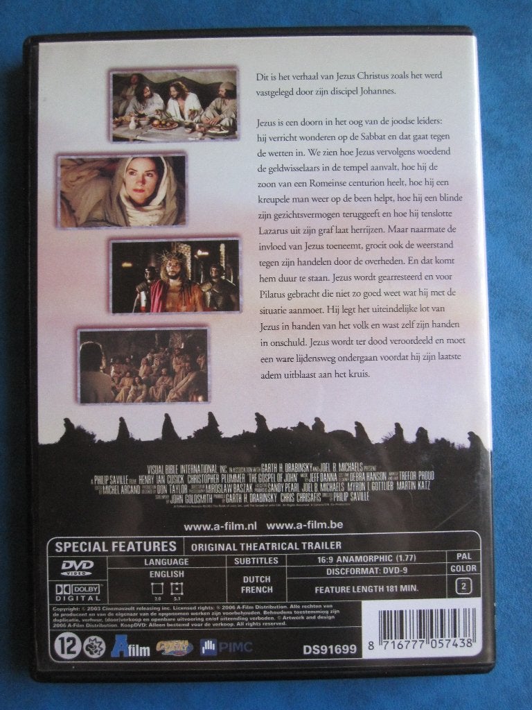 L'Évangile de Jean (2003), CD & DVD, Enlèvement ou Envoi, Anglais, Comme neuf, À partir de 12 ans