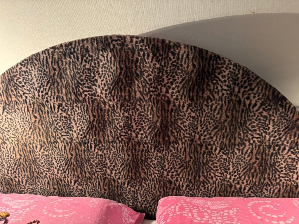 Tête de lit, Luipaard, Tissu, Brun, Enlèvement
