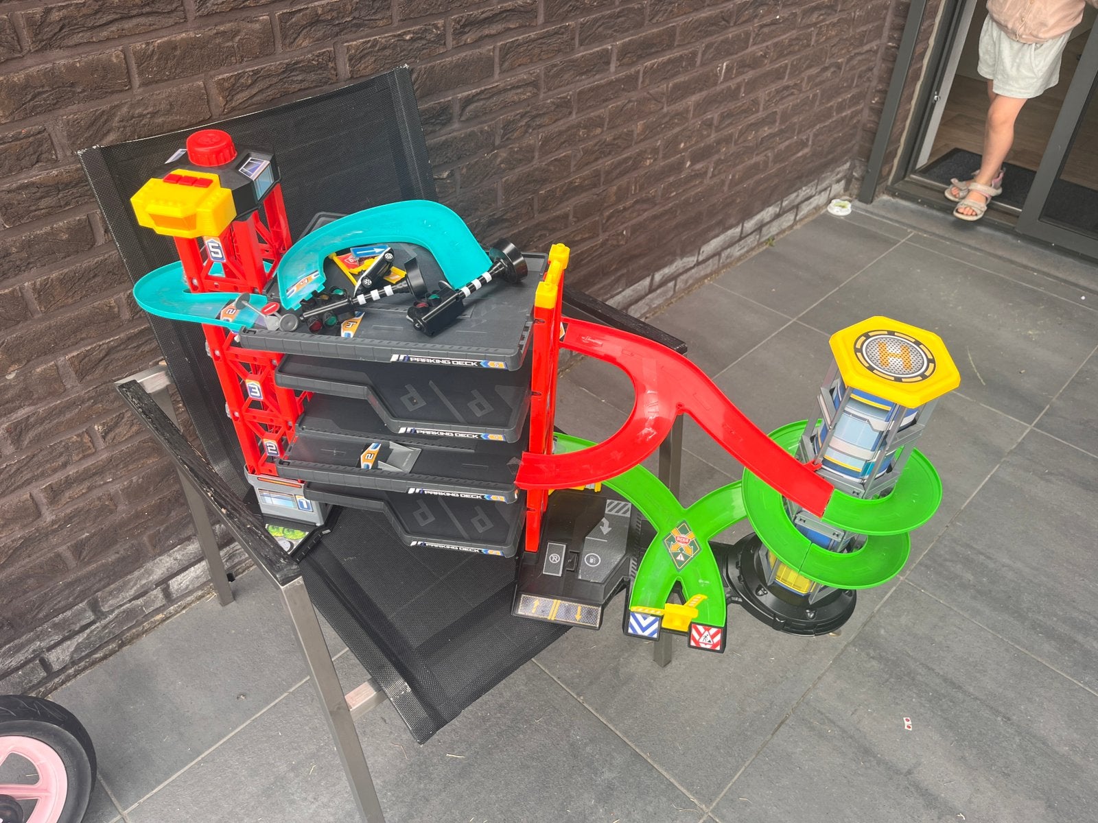Auto parkeer garage speelgoed, Enlèvement, Utilisé
