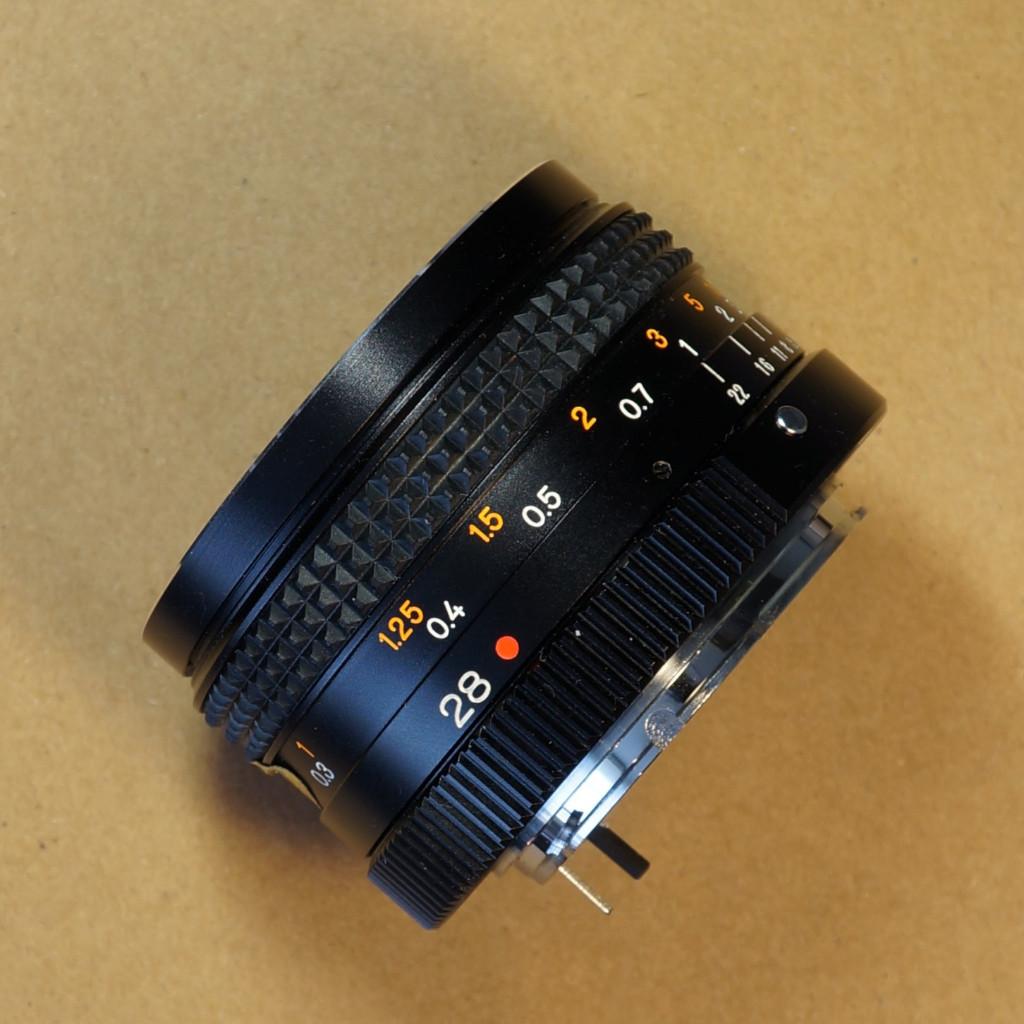 Konica Hexanon AR 28mm F 3.5-lens gemaakt in Japan, Audio, Tv en Foto, Foto | Lenzen en Objectieven, Ophalen of Verzenden, Gebruikt