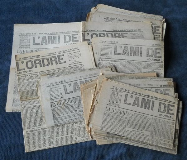 Journaux "L' Ami de l' Ordre" - Namur, Enlèvement, Avant 1920, Journal