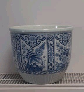 ROYAL BOCH : grand pot de fleurs Delft 27 cm, Antiquités & Art, Enlèvement