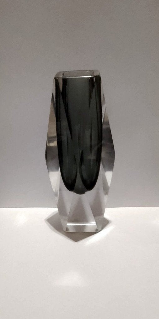 Vase géode de Murano, designer Flavio Poli., Enlèvement