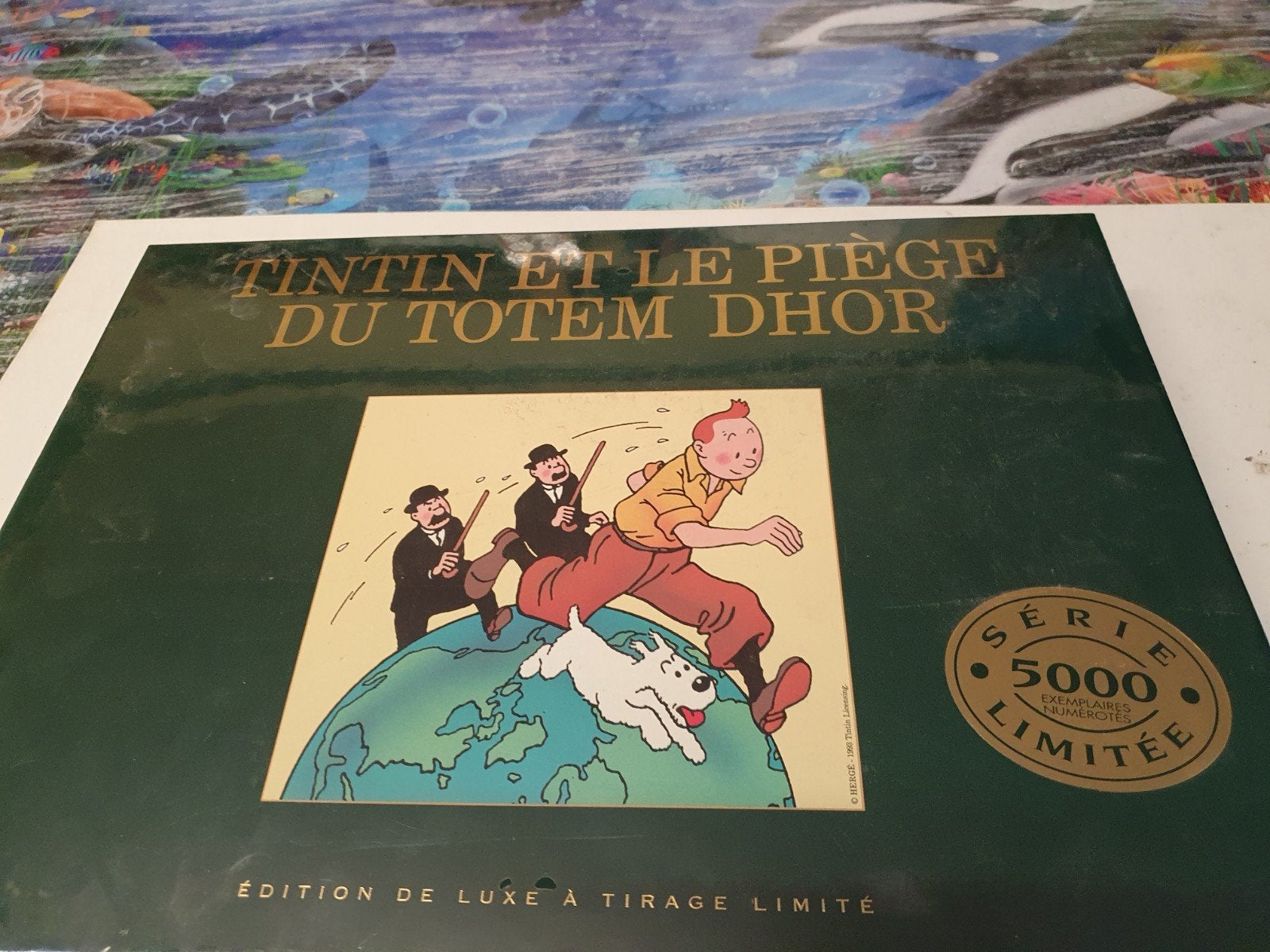 Tintin et le piège du totem Dhor, Trois ou quatre joueurs, Enlèvement, Neuf, Nathan