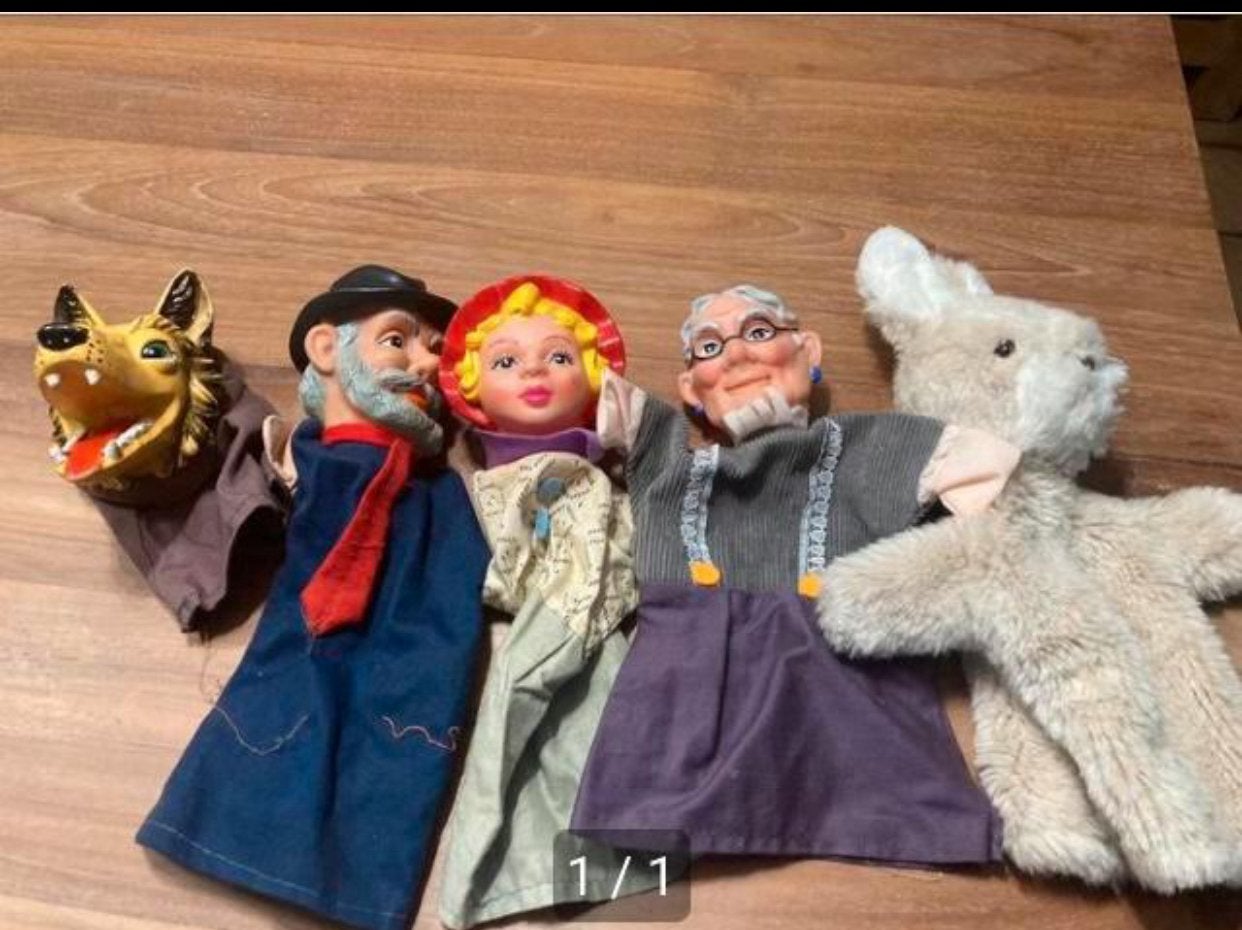 Marionnettes à main et marionnettes à doigts, Enlèvement, Comme neuf