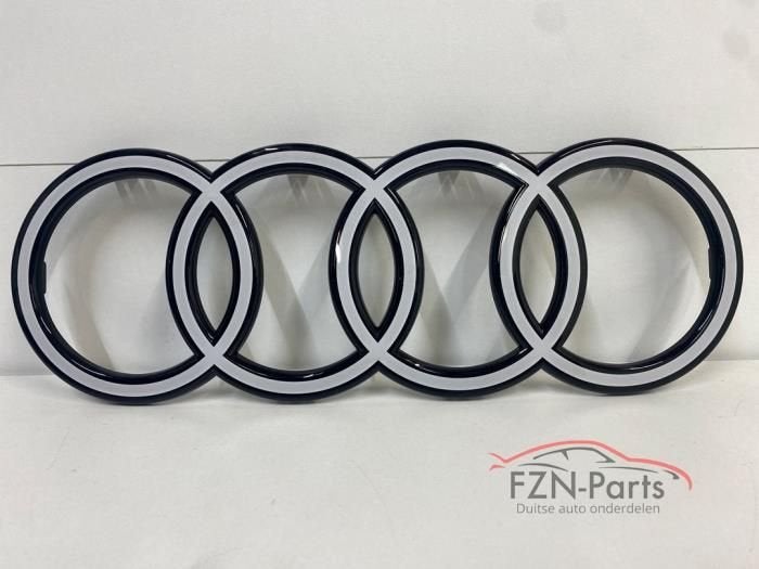 Audi Q7 4M Logo grille Zwart wit, Autos : Pièces & Accessoires, Enlèvement ou Envoi, Utilisé