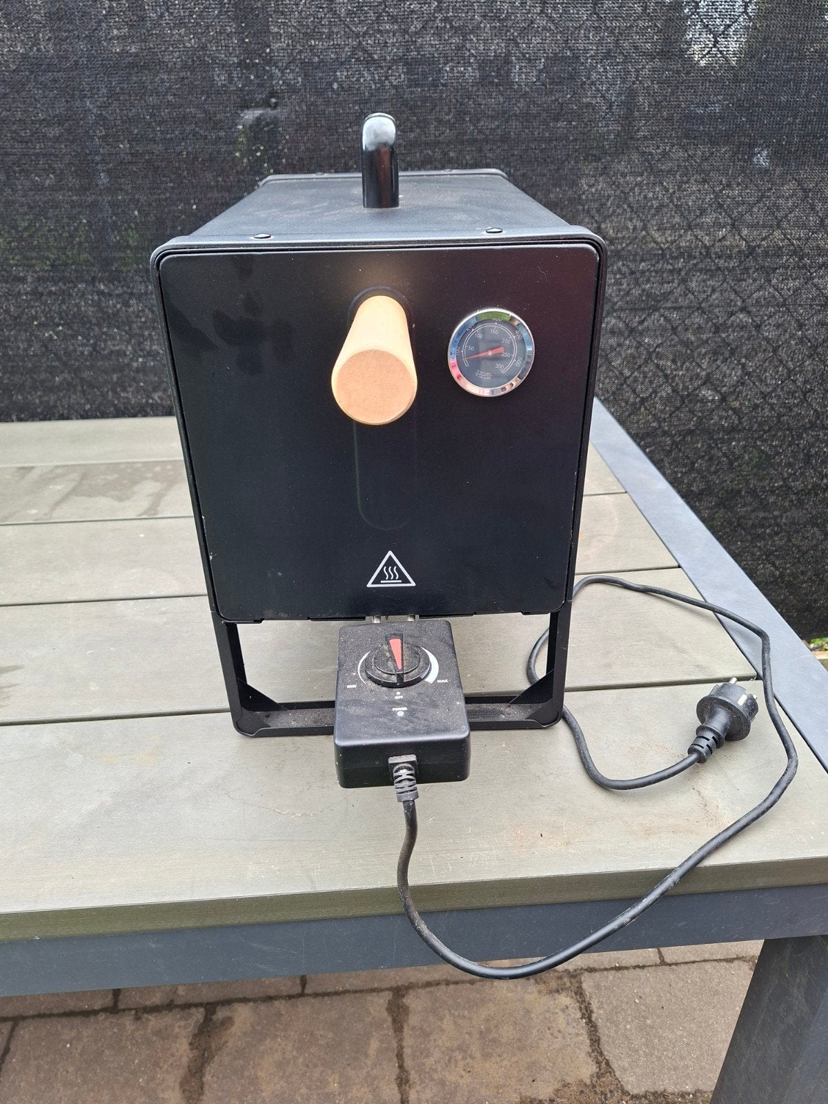 Electrische tafelrookoven, Tuin en Terras, Ophalen, Gebruikt