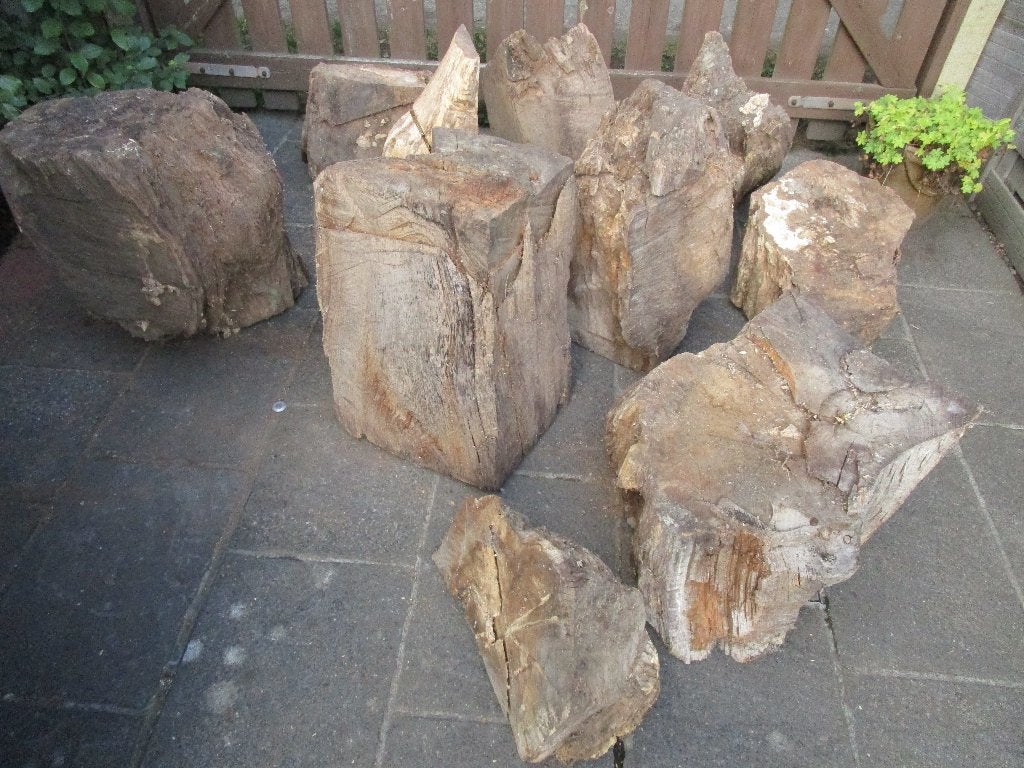 Brandhout 10 blokken eik droog, Tuin en Terras, Minder dan 3 m³, Ophalen, Eikenhout, Blokken