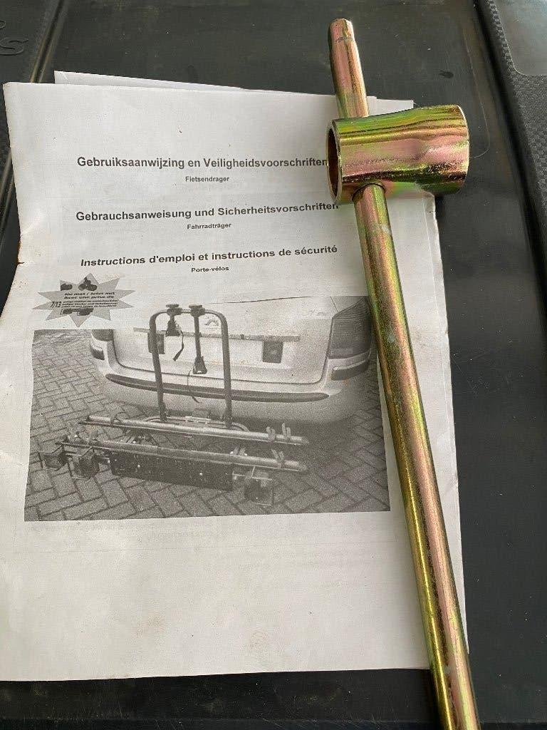 Fietsendrager, Auto diversen, Fietsendragers, Ophalen, Gebruikt, 2 fietsen, Trekhaakdrager
