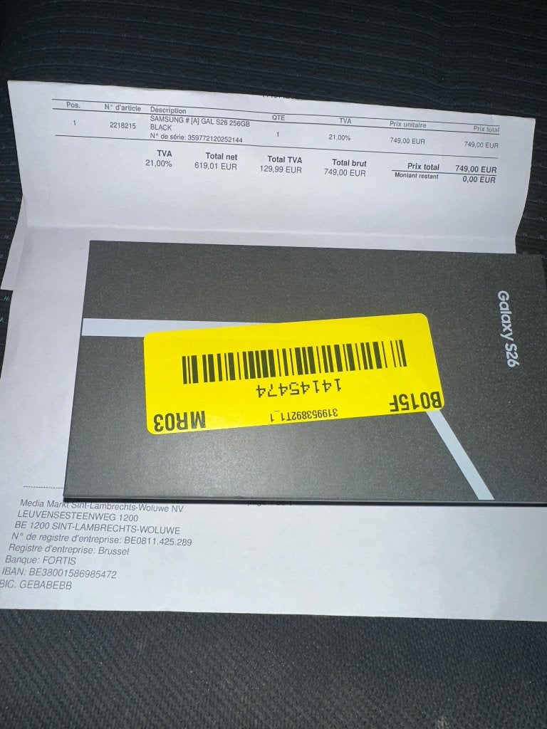 Samsung s26, Télécoms, Neuf, Autres modèles, 10 mégapixels ou plus, Enlèvement ou Envoi