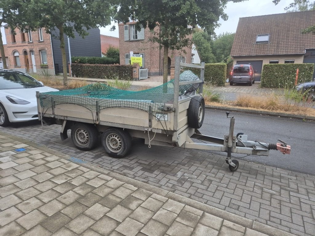 Aanhangwagen dubbelasser geremd, Auto diversen, Ophalen, Gebruikt