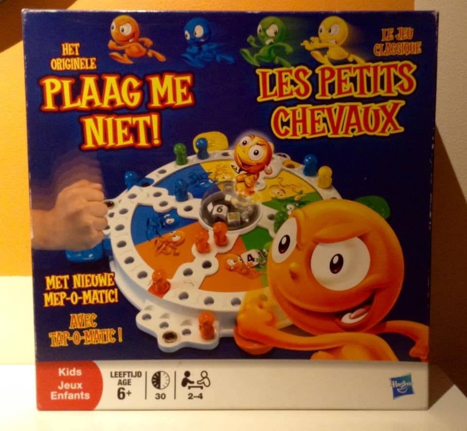 Plaag me niet!/Les petits chevaux gezelschapsspel(Hasbro/MB), Ophalen of Verzenden, Zo goed als nieuw, HASBRO