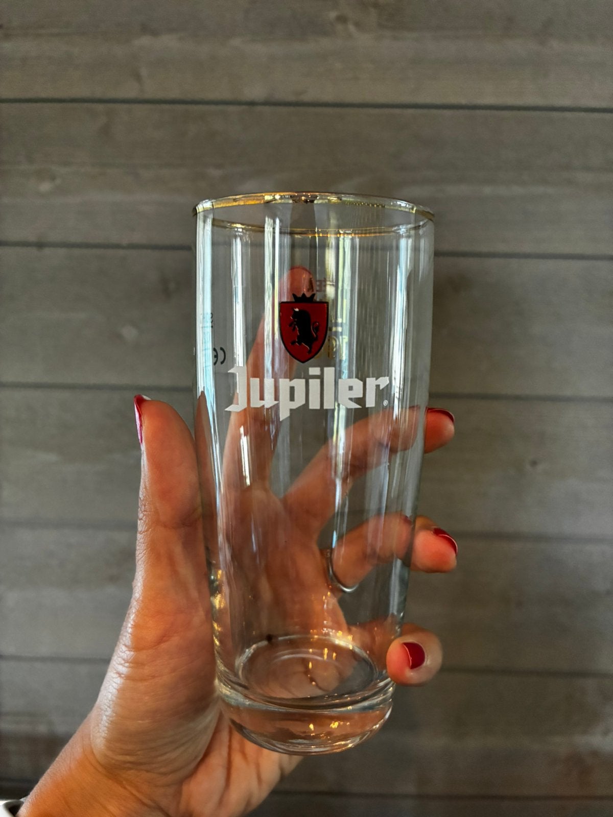 9 verres à bière Jupiler 20cl, Enlèvement, Comme neuf