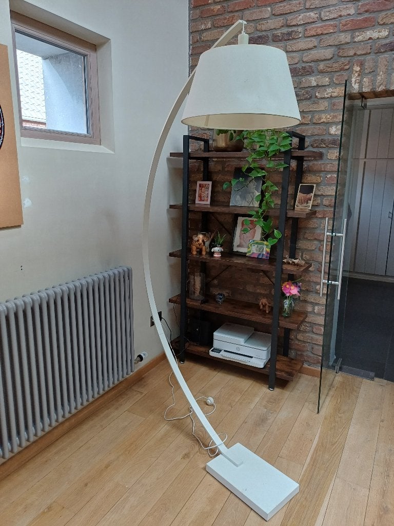 Staande/hangende lamp, Huis en Inrichting, Lampen | Vloerlampen, Ophalen, Gebruikt, 200 cm of meer, Landelijk