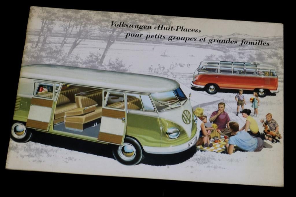 Brochure Volkswagen Combi 1958 "Huit places" TBE, Ophalen, Gelezen, Volkswagen