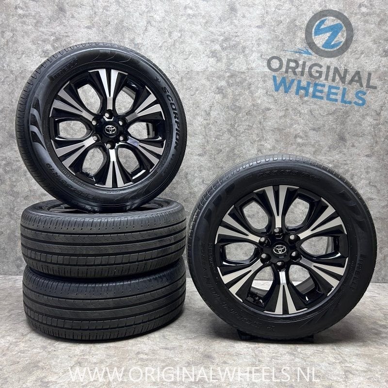 19 inch originele velgen + banden Toyota Landcruiser | Hilux, Neuf, Pneus et Jantes, 255 mm, Pneus été