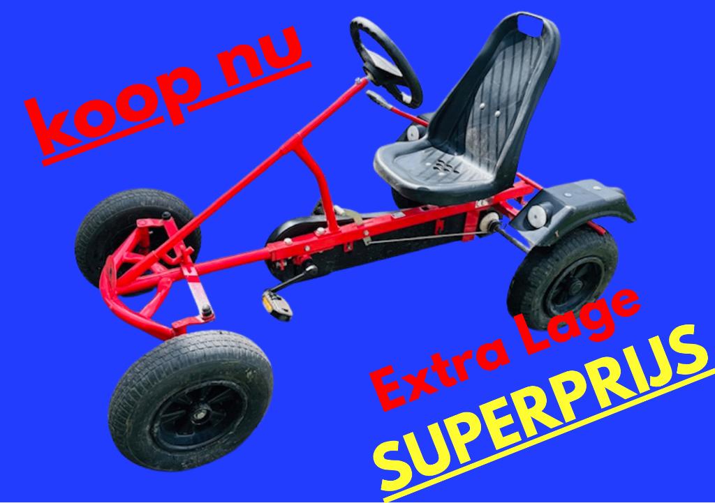 Rode go-kart van Dinocars, Enfants & Bébés, Jouets | Extérieur | Go-cart & Cuistax, Utilisé, Autres marques, Roue libre automatique