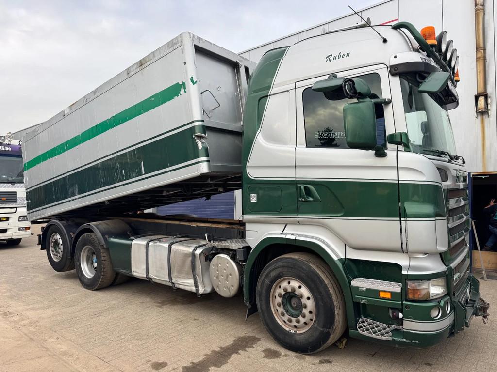 Scania R480 *ALU TIPPER-BELGIAN ORIGNE* (bj 2007), Autos, Camions, Argent ou Gris, Achat, Diesel, Jantes en alliage léger