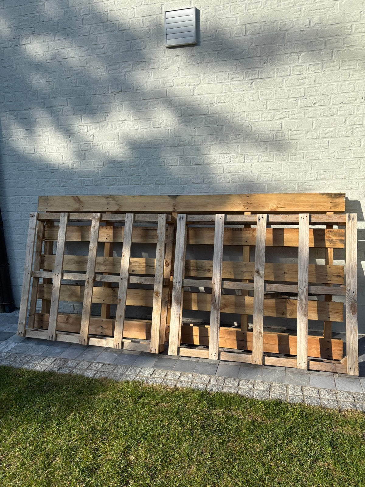 3 paletten gratis op te halen, Jardin & Terrasse, Bois de chauffage, Enlèvement