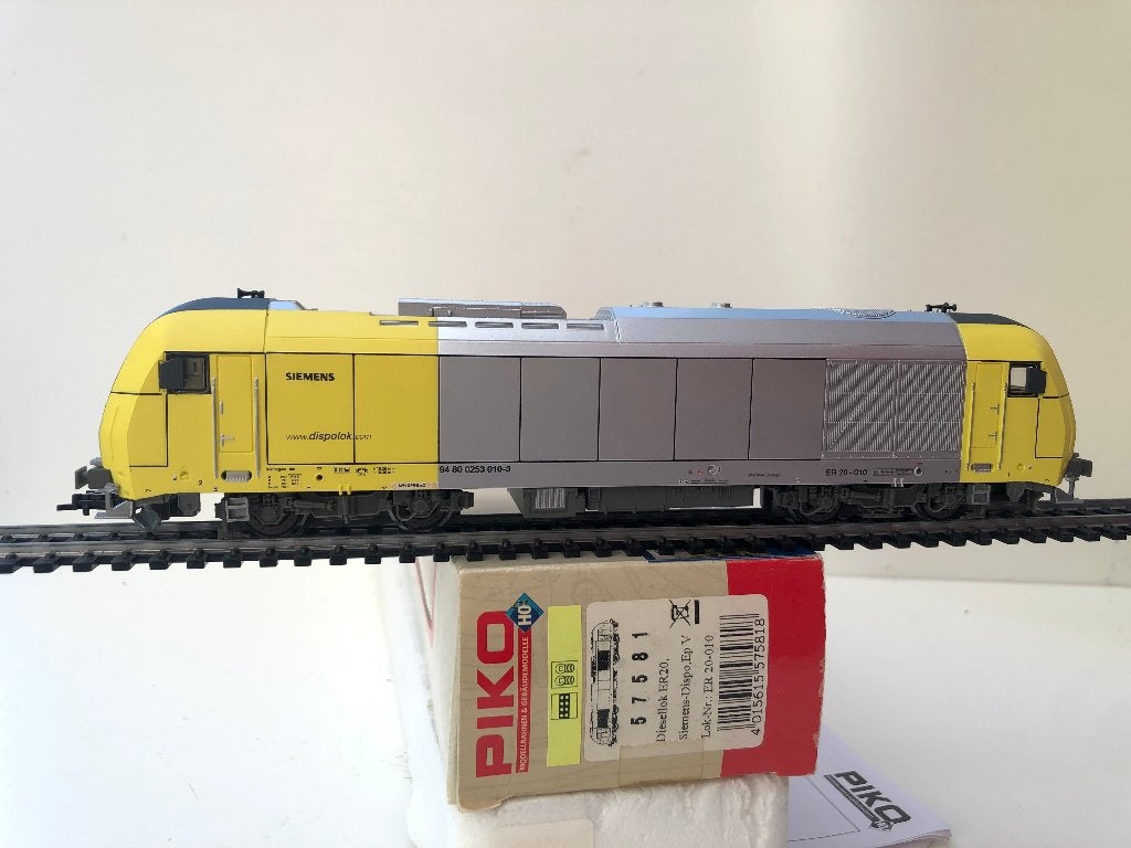 PIKO 57581 LOCOMOTIVE DIESEL ER 20 SIEMENS DISPOLOK EP V HO, Hobby & Loisirs créatifs, Analogique, Piko, Locomotive, Envoi