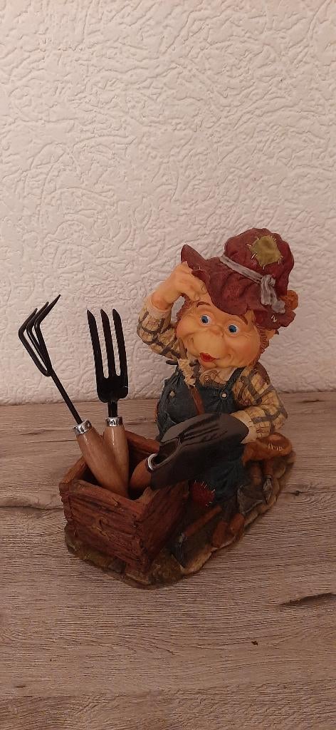 laven efteling tuinman met gereedschap, Enlèvement ou Envoi, Comme neuf, Statue ou Poupée