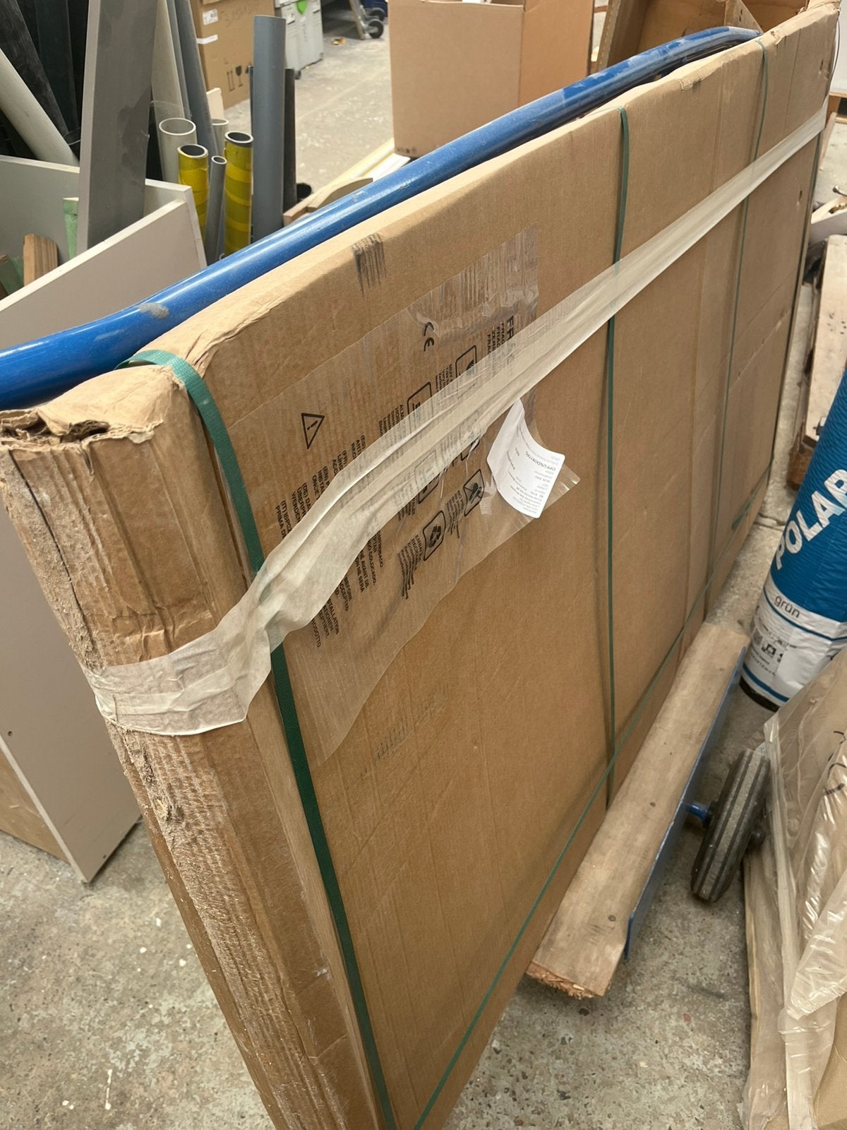 Douchebak FUNDO   Parelgrijs 170cm x 90cm, Doe-het-zelf en Bouw, Ophalen, Nieuw, Steen, Douche