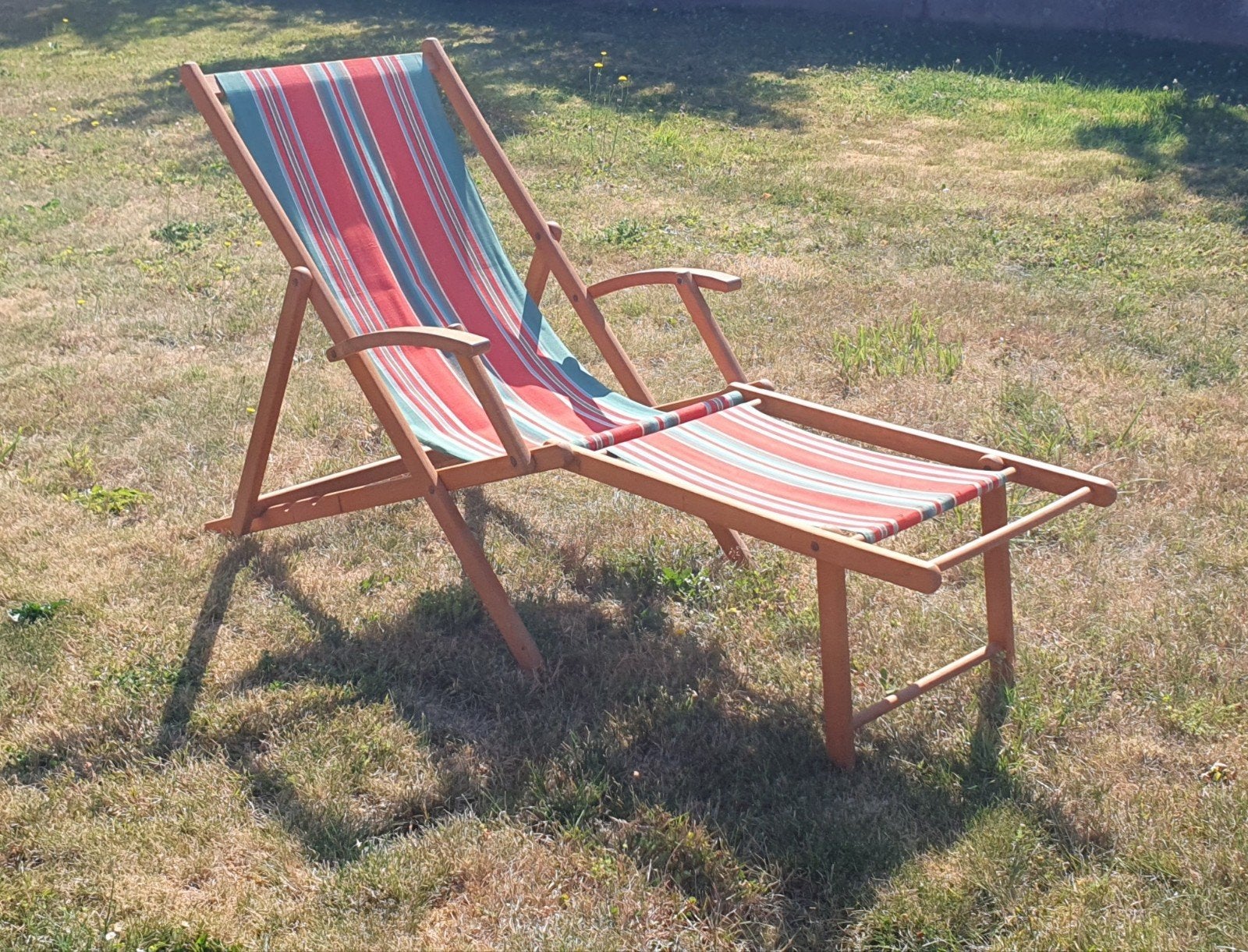 A vendre un ou 2 transats Chilienne Vintage, Enlèvement, Bois