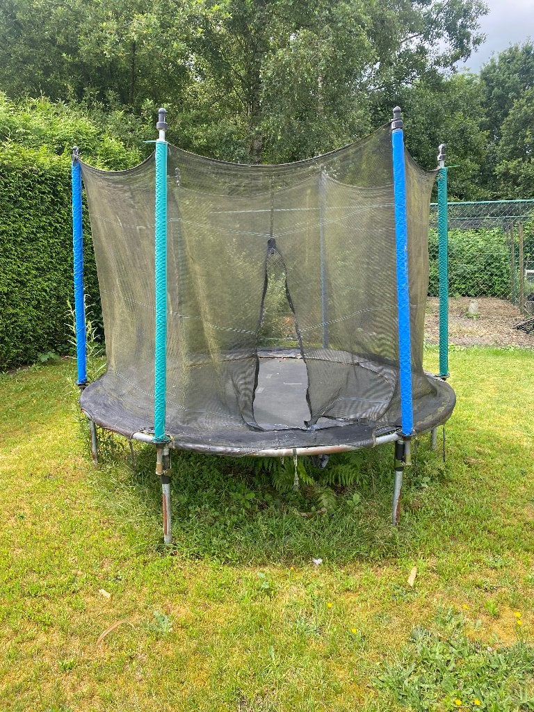 Trampoline, Ophalen, Gebruikt