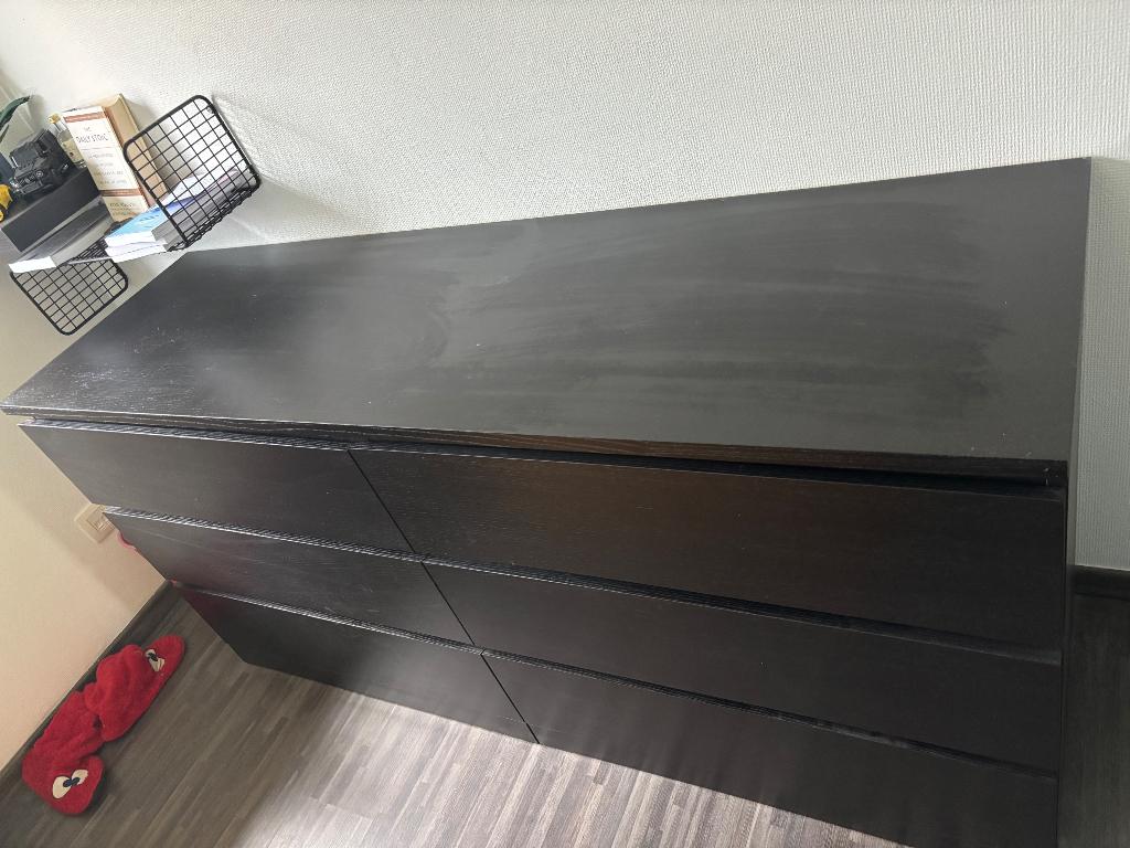 Malm ladekast, 5 tiroirs ou plus, Moins de 100 cm, 150 à 200 cm, Comme neuf