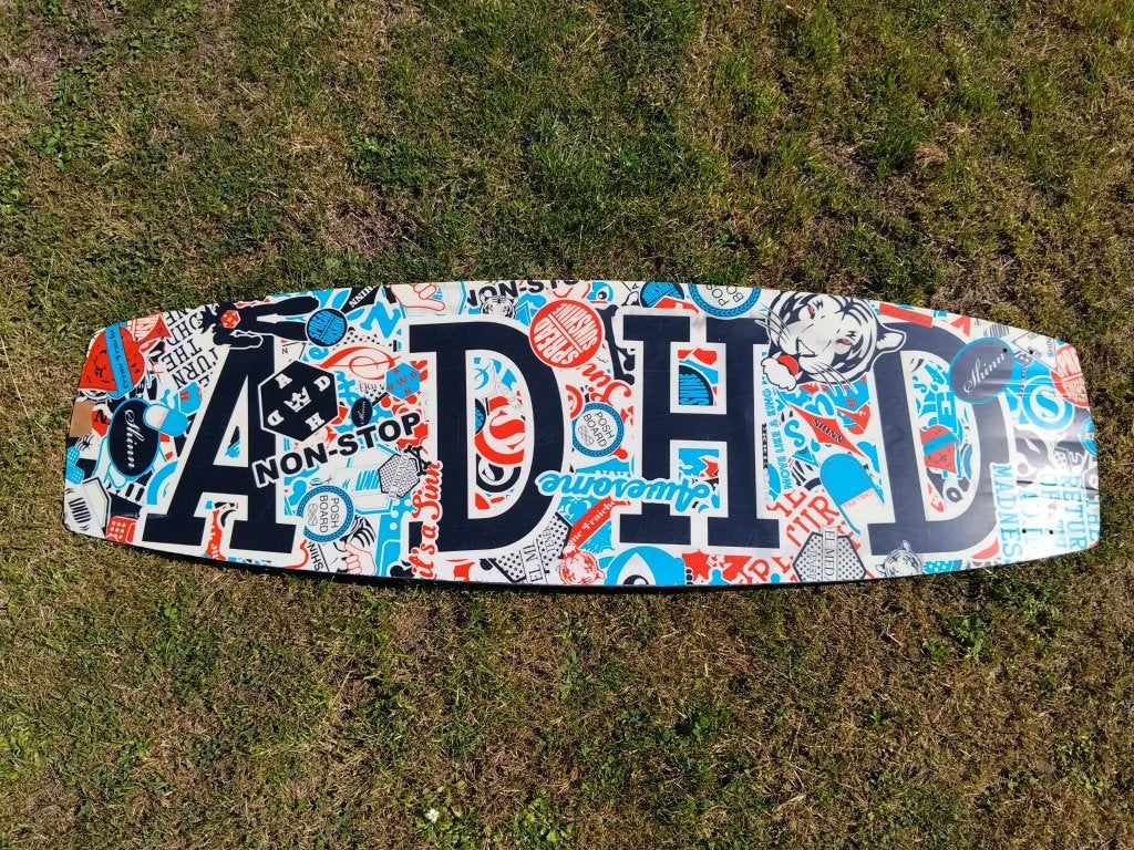 kiteboard plank Shinn ADHD 137x41, Watersport en Boten, Kitesurfen, Twintip, Ophalen, Gebruikt, Kiteboard