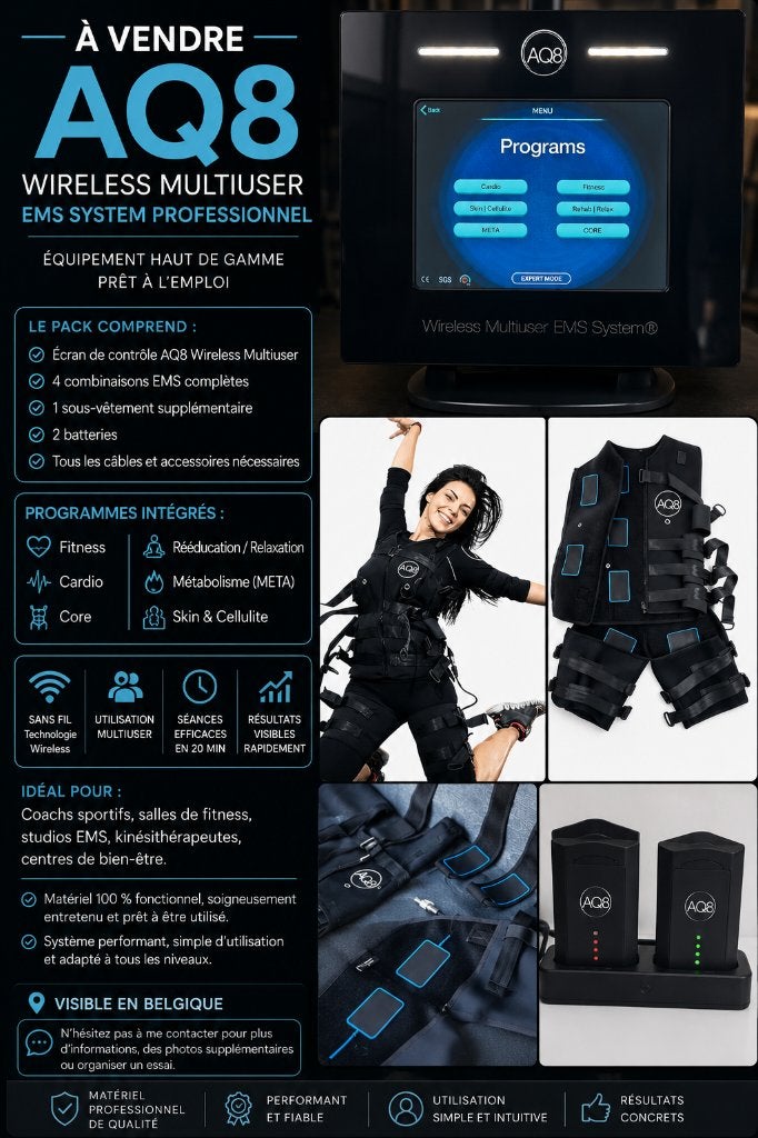 EMS AQ8 Professionnel, Sport en Fitness, Ophalen