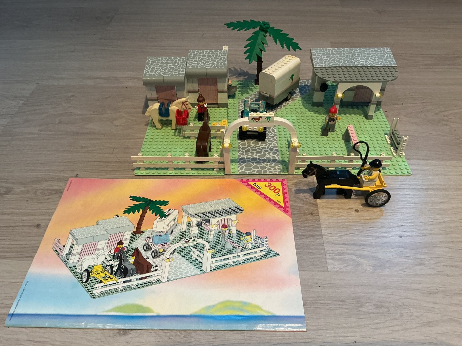 Lego Paradisa 6419 Rolling Acres Ranch Manege, Enlèvement, Comme neuf, Complet, Lego