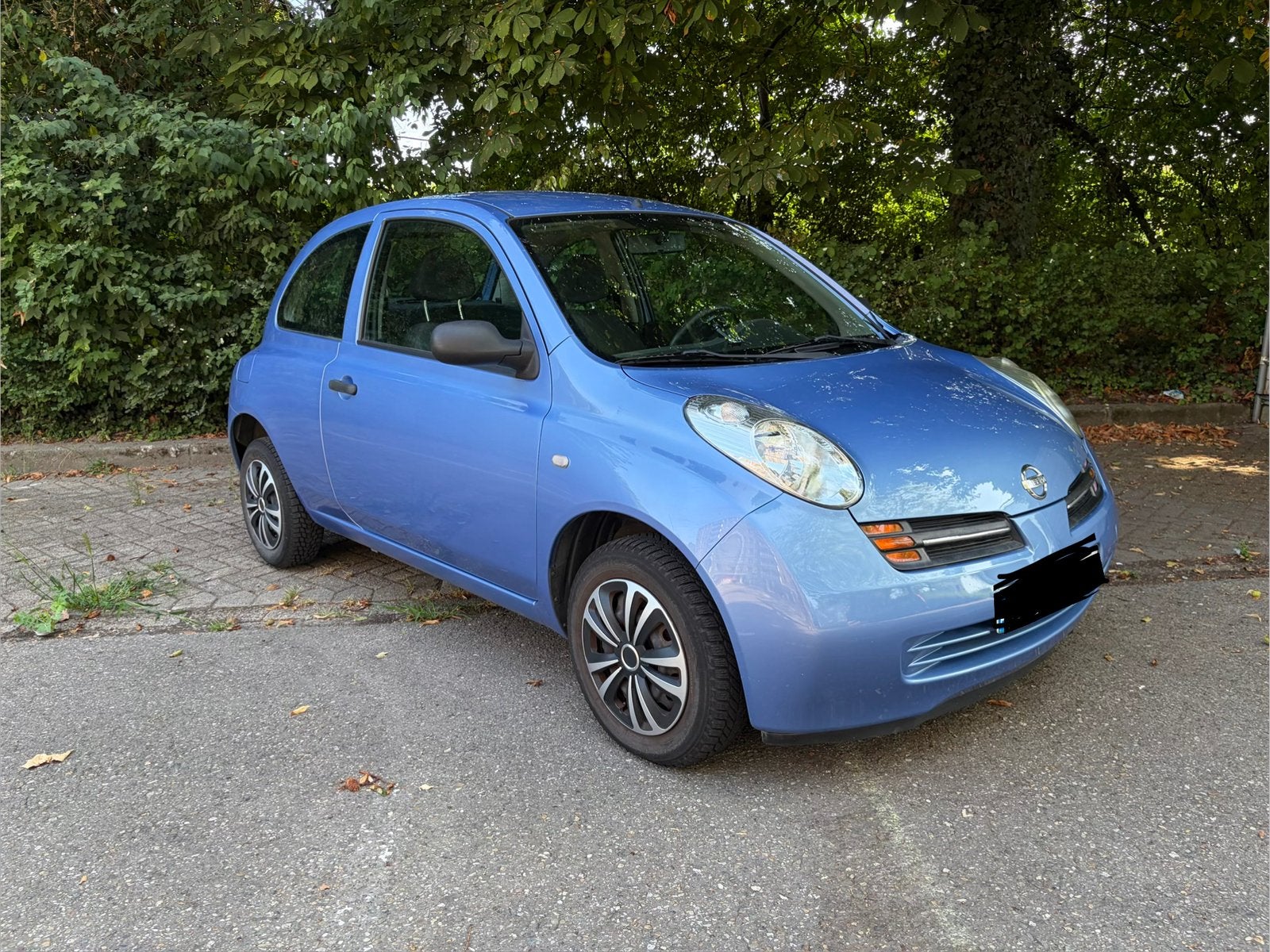 Nissan Micra 1.0 benzine 109000km gekeurd, Auto's, Nissan, Stof, Zwart, 4 cilinders, Blauw