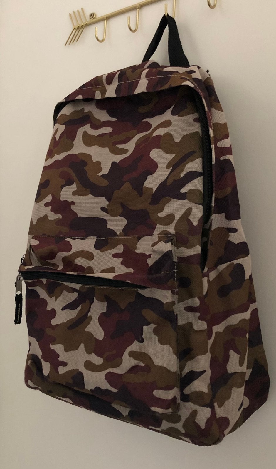 rugzak camouflage print, Ophalen of Verzenden, Gebruikt, 25 tot 40 cm, 30 tot 45 cm