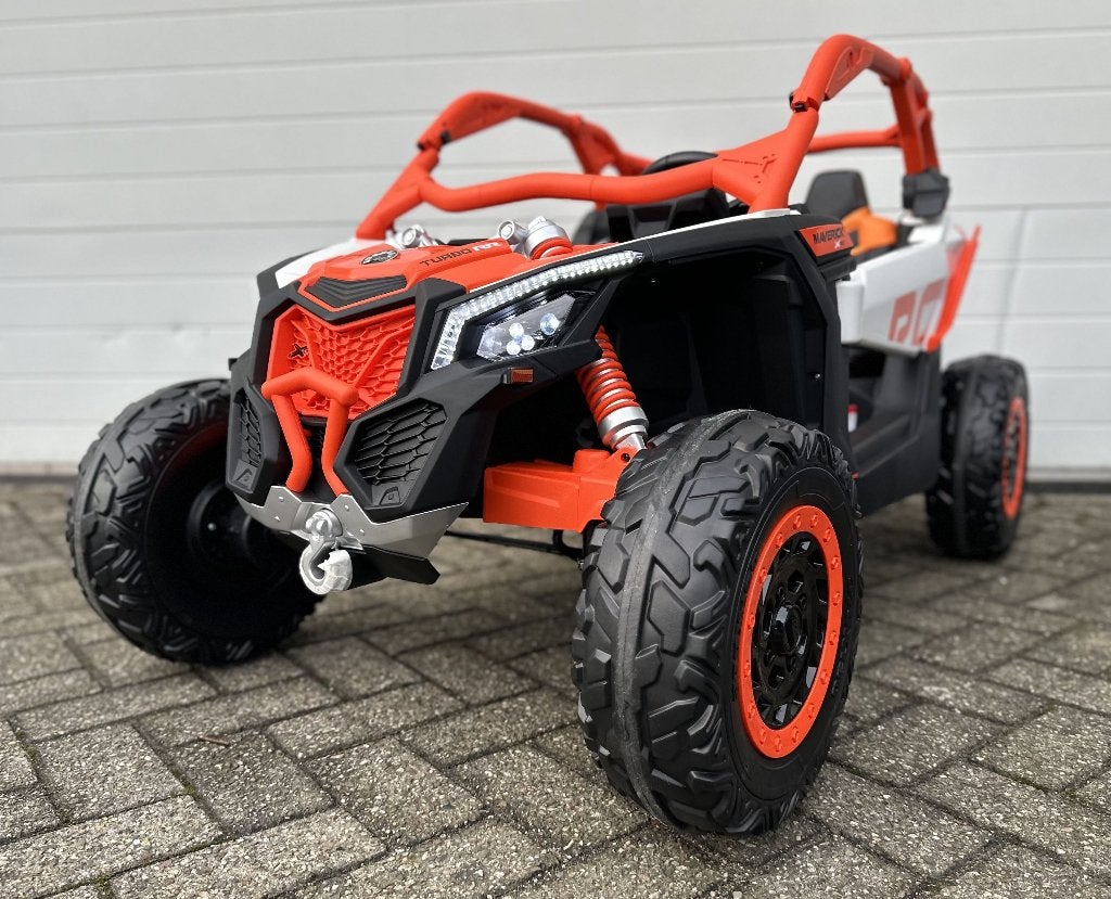 Kinders Auto CAN-AM buggy 24V 2 pers Oranje - RC - MP4 Touch, Neuf