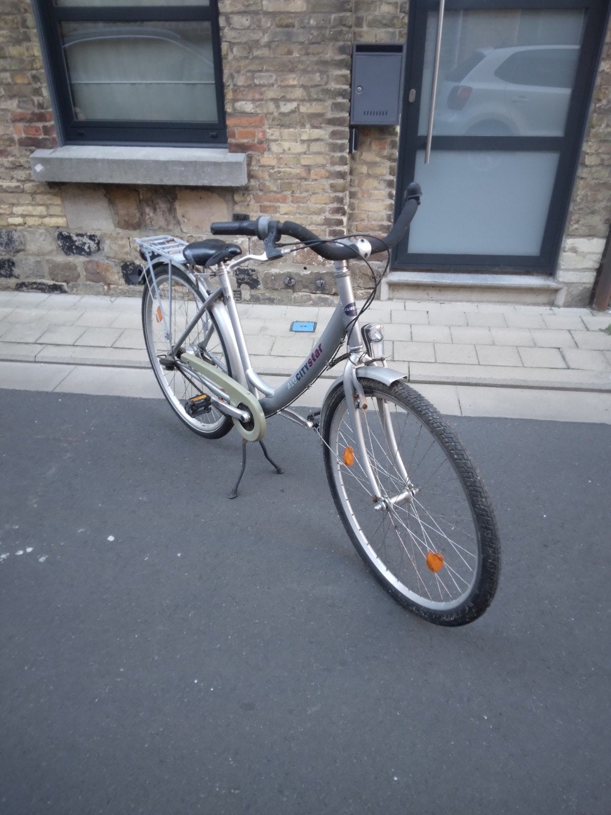 damesfiets in goede staat, Gebruikt, Velgrem, Versnellingen, 56 cm of meer