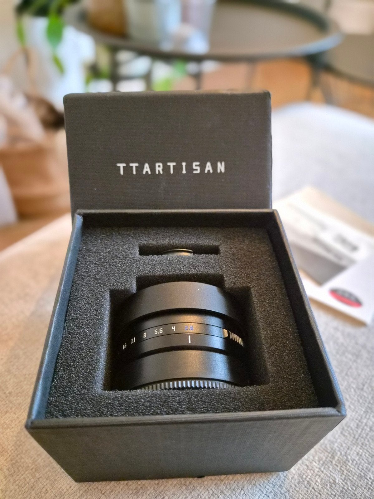 TTartisan 27mm f2.8 + square hood (sony), Ophalen, Sony