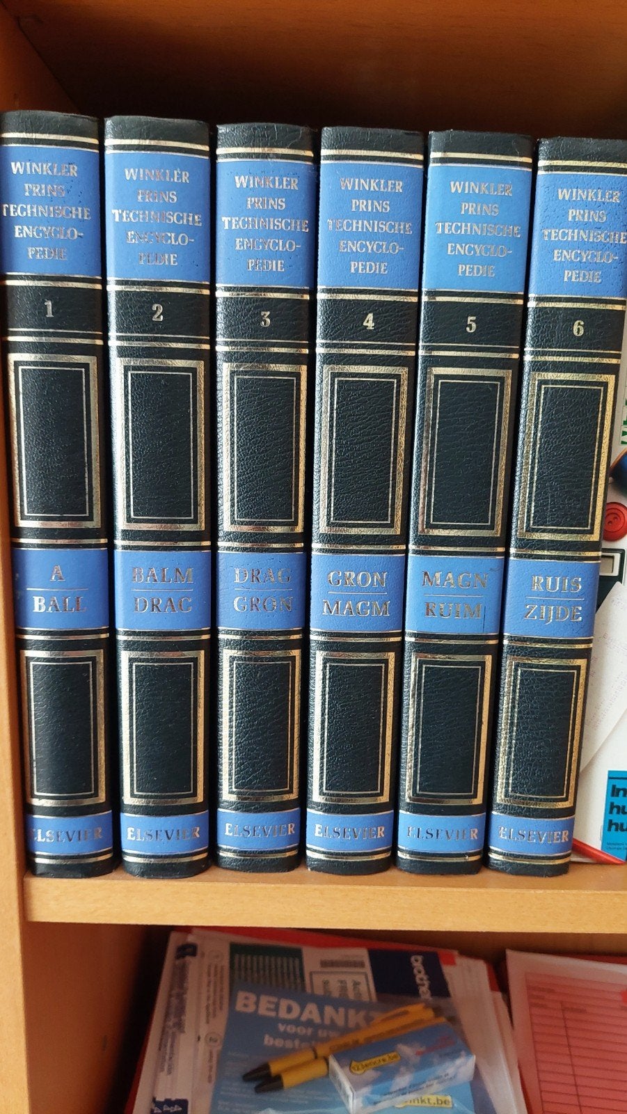 Winkler Prins TECHNISCHE ENCYCLOPEDIE, Enlèvement