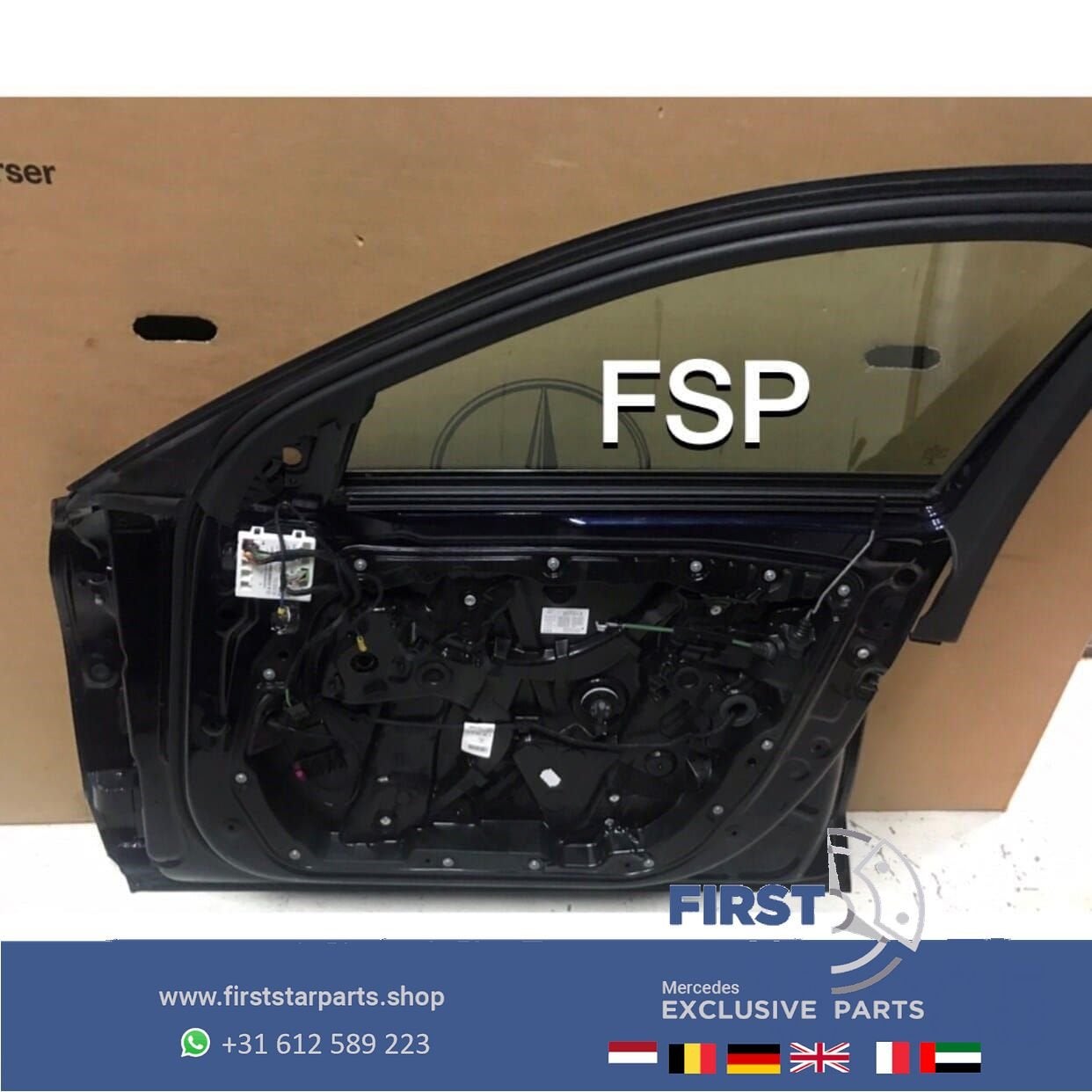 W205 S205 DEUR RECHTS VOOR PORTIER C Klasse BLAUW 2014-2020, Auto-onderdelen, Gebruikt, -, Deur, Ophalen of Verzenden