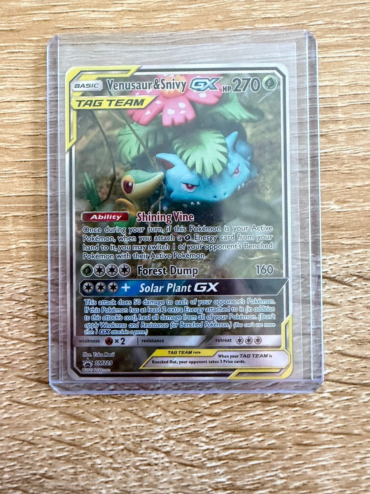 Venusaur & snivy GX, Ophalen of Verzenden, Zo goed als nieuw, Booster