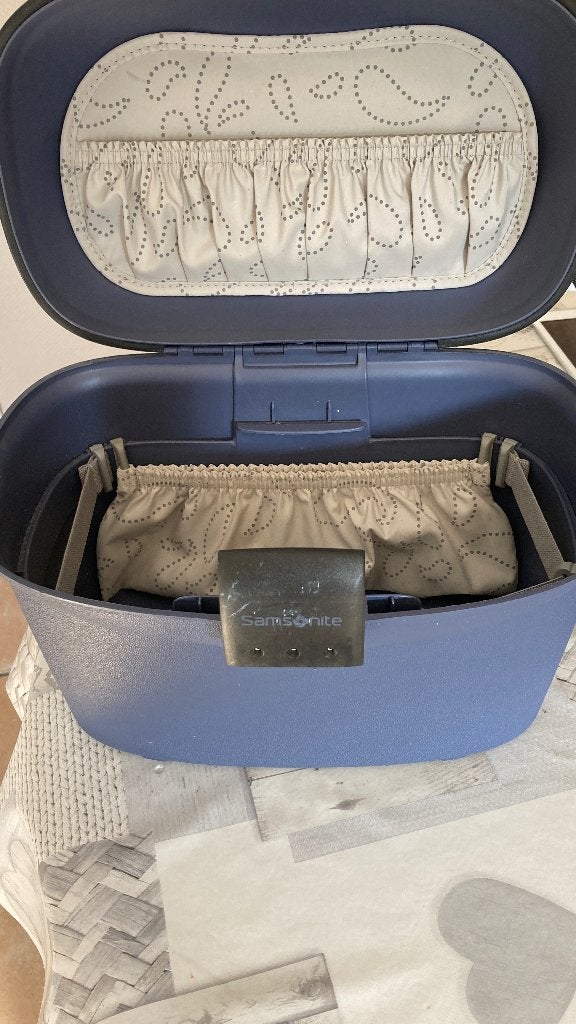 Beauty case Samsonite, Bijoux, Sacs & Beauté, Avec serrure, Enlèvement, Utilisé, Rigide