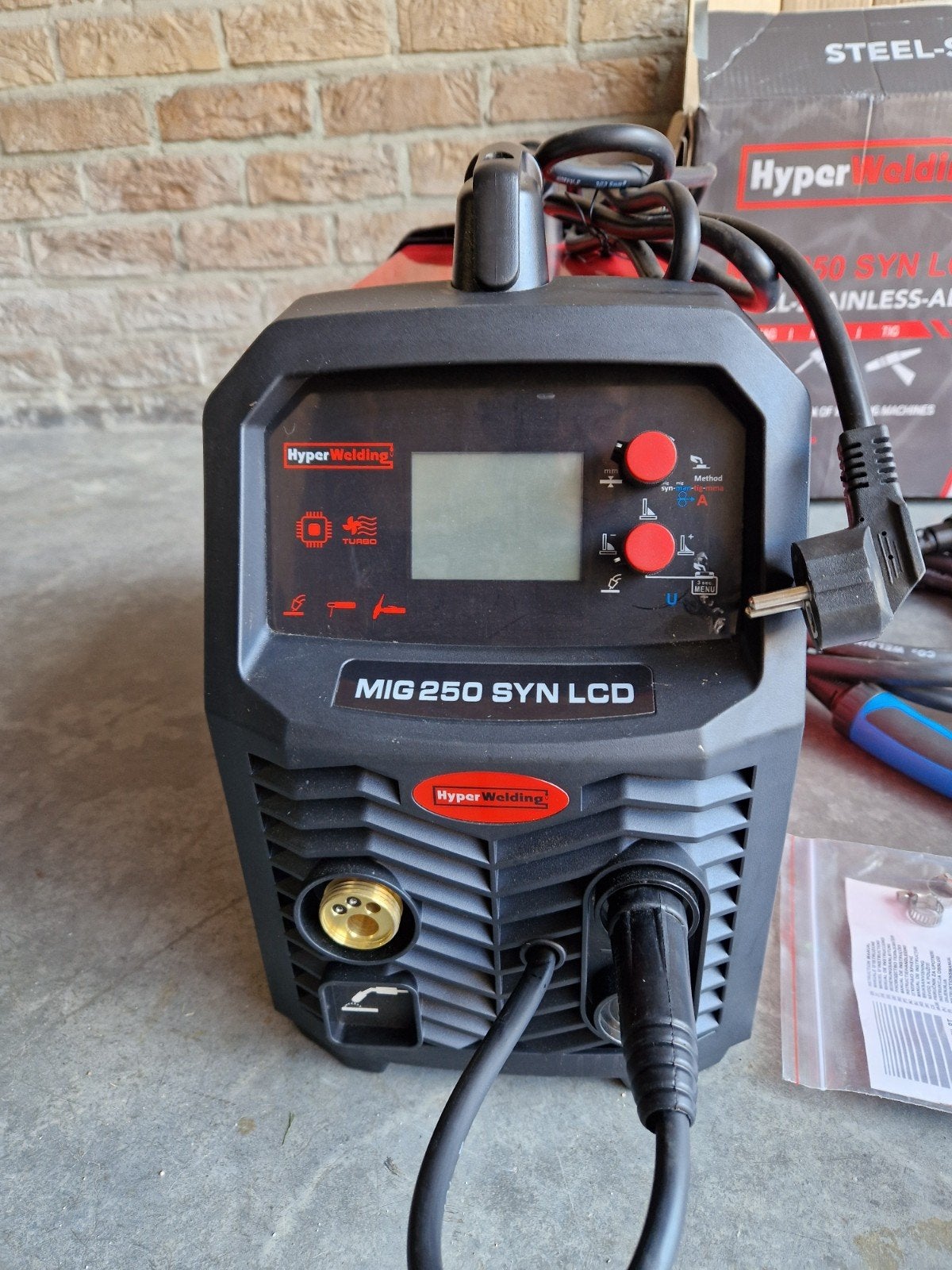 MIG-250 SYN LCD, Doe-het-zelf en Bouw, Gereedschap | Lasapparaten, Ophalen, Tig