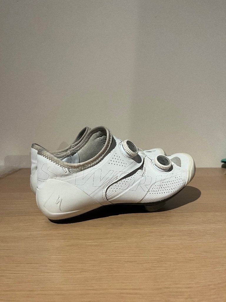 Specialized S-Works ares blanches 40, Enlèvement ou Envoi, Utilisé, Chaussures