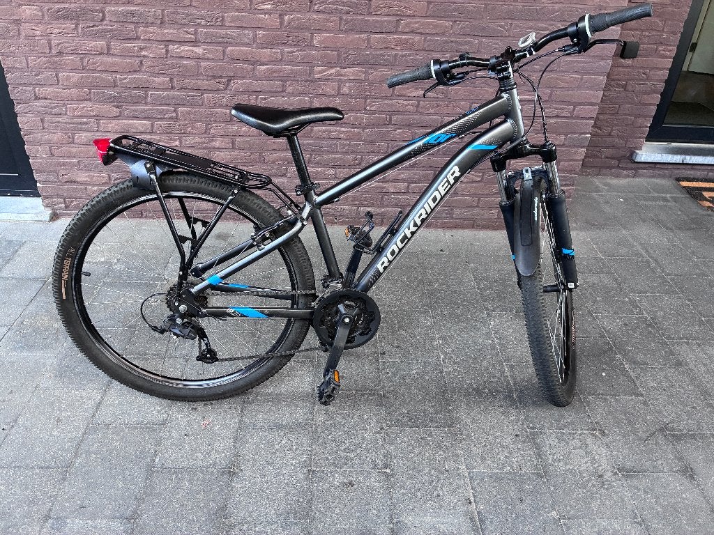 Jongensfiets Rockrider ST100 Maat M, Gebruikt, Hardtail, Ophalen, Overige merken