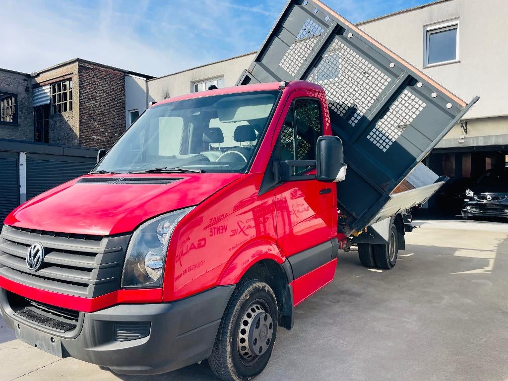 Volkswagen Crafter 2.0 CR Bi-TDi 163 Cv Tri Benne Basculante, Auto's, Stof, https://public.car-pass.be/vhr/924871f9-5c1b-4600-90b1-0867b5b77b34