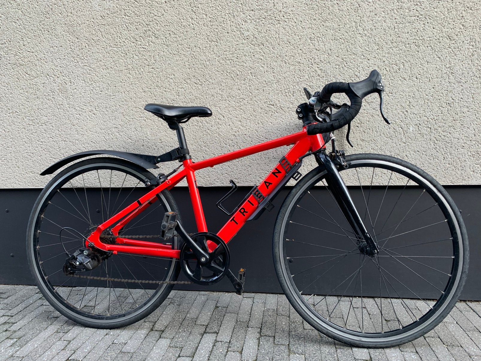 Kinderfiets, 26 inch, mooie rode koersfiets decathlon, Fietsen en Brommers, Ophalen, Minder dan 10 versnellingen, Gebruikt, 26 inch