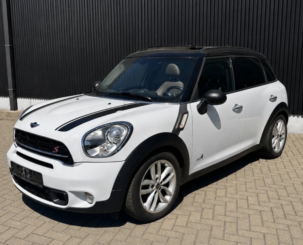 Mini countryman S  1.6 benzine 175pk ALL4, Zwart, Wit, Multifunctioneel stuurwiel, Bedrijf
