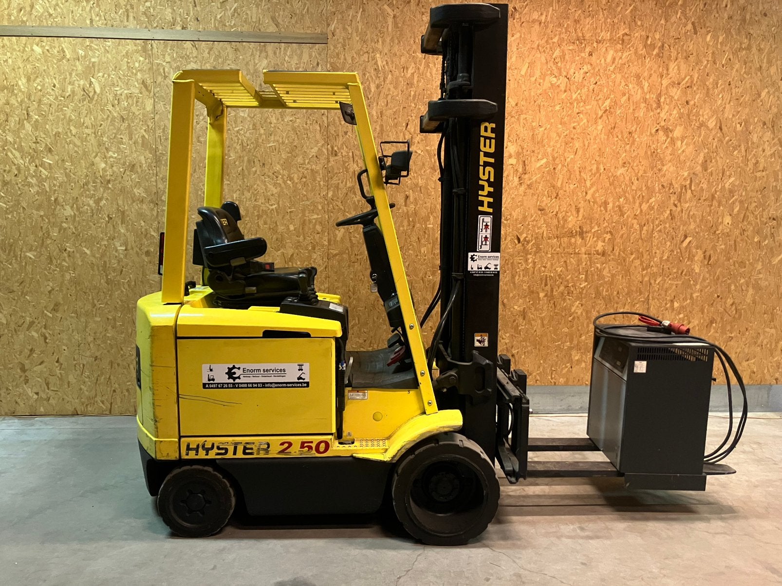 Heftruck Hyster COMPACT 2,5ton MET NIEUWE ACCU EN GARANTIE!, Enlèvement