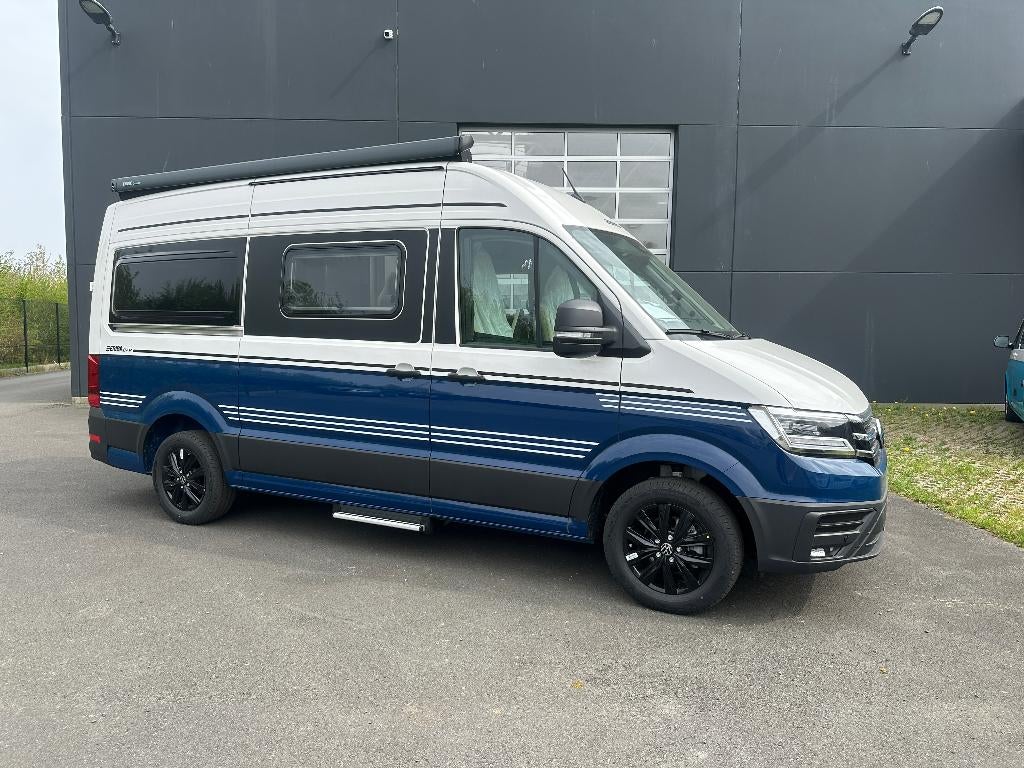Eriba Car 600 Hymer VW "Ocean blue", Caravans en Kamperen, Mobilhomes, Automaat, Buscamper of Camperbus, Airbags, Luifel